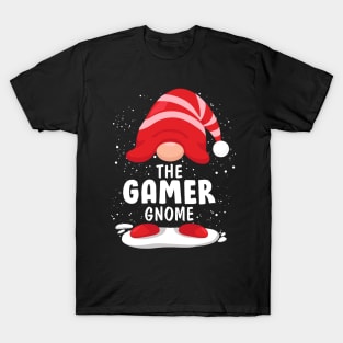 Cute Gnome Hat, Gnome Shoes and The Gamer Gnome gifts for Christmas 2020 for game Lovers T-Shirt